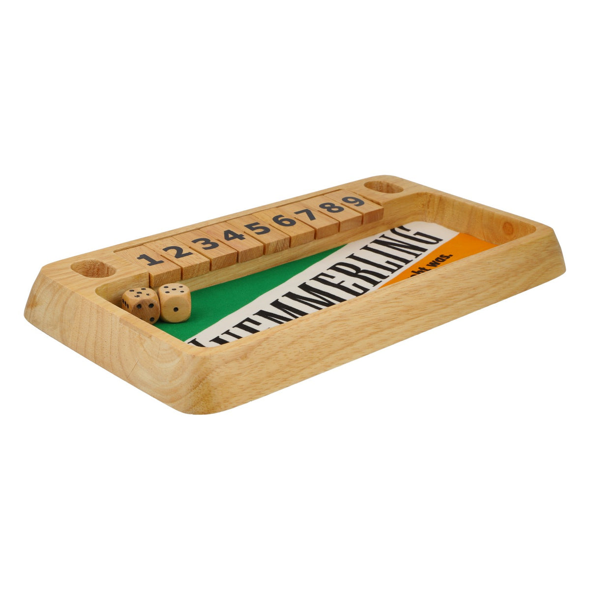 Kümmerling, gioco di dadi, Shut the Box, gioco in legno, rompicapo, pezzo da collezione, originale