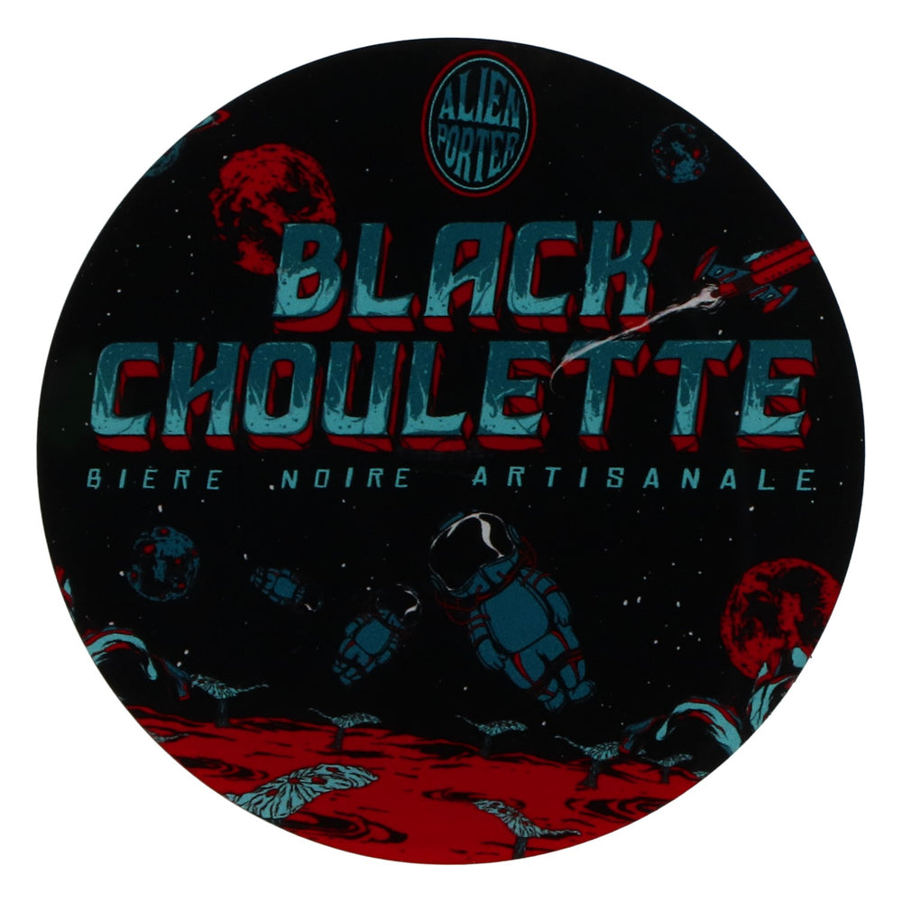 La Choulette Birra Sottobicchiere Black Choulette Piatto rotondo nuovo verde