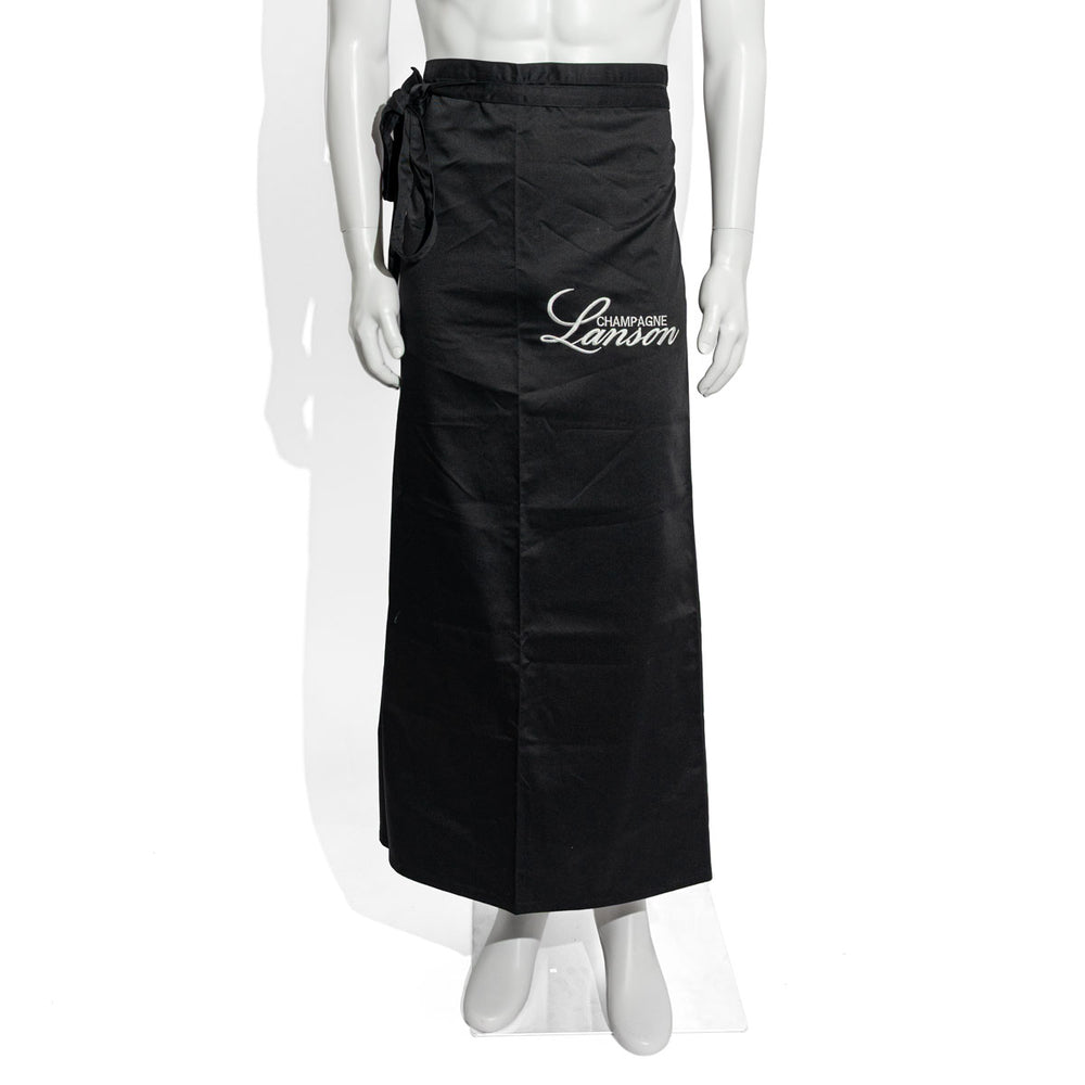 Grembiule da bar Lanson Champagne Grembiule da bistrot Nero Logo orizzontale