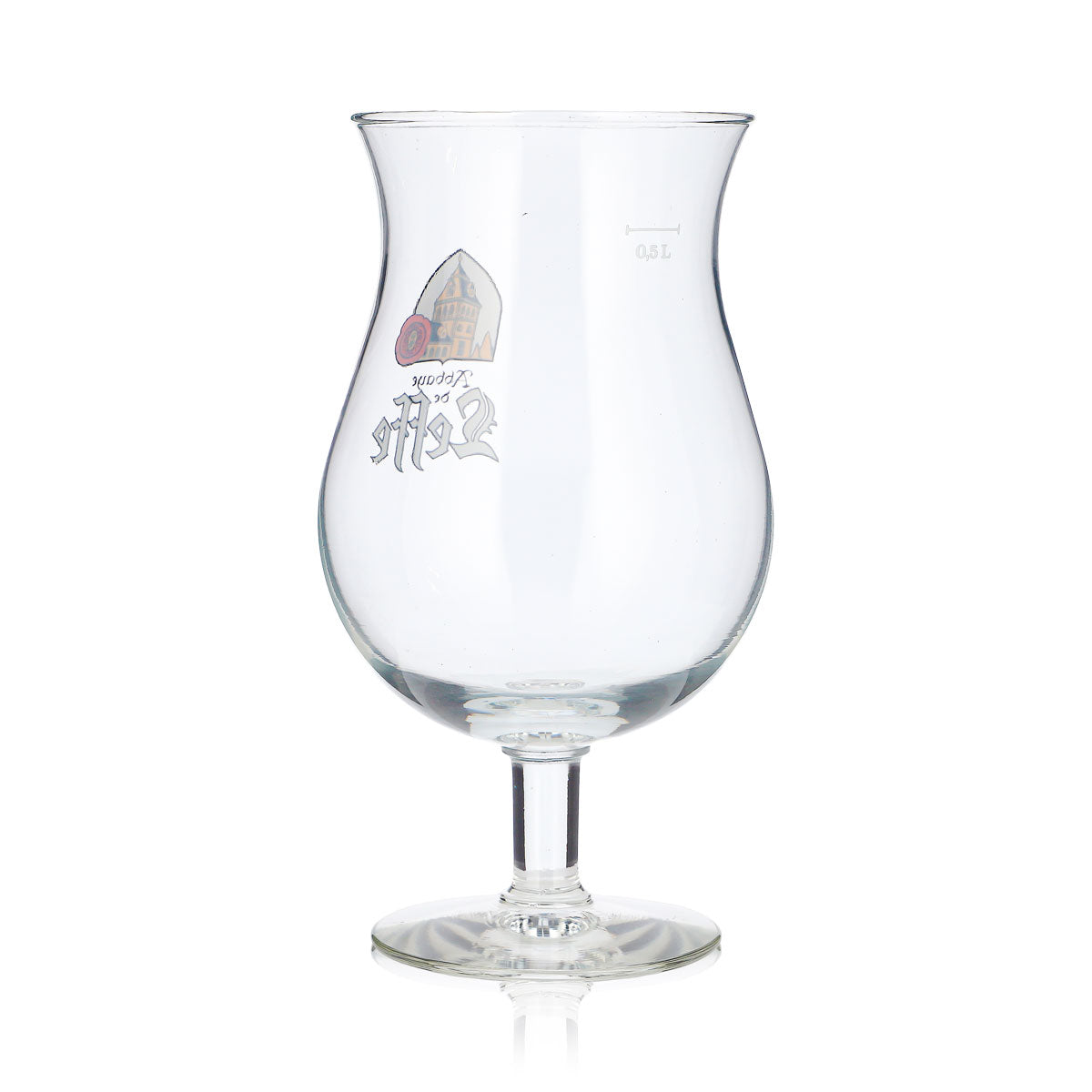 Bicchiere da birra Leffe da 0,5 l, modello "Tulipano", Durobor – Vista 4