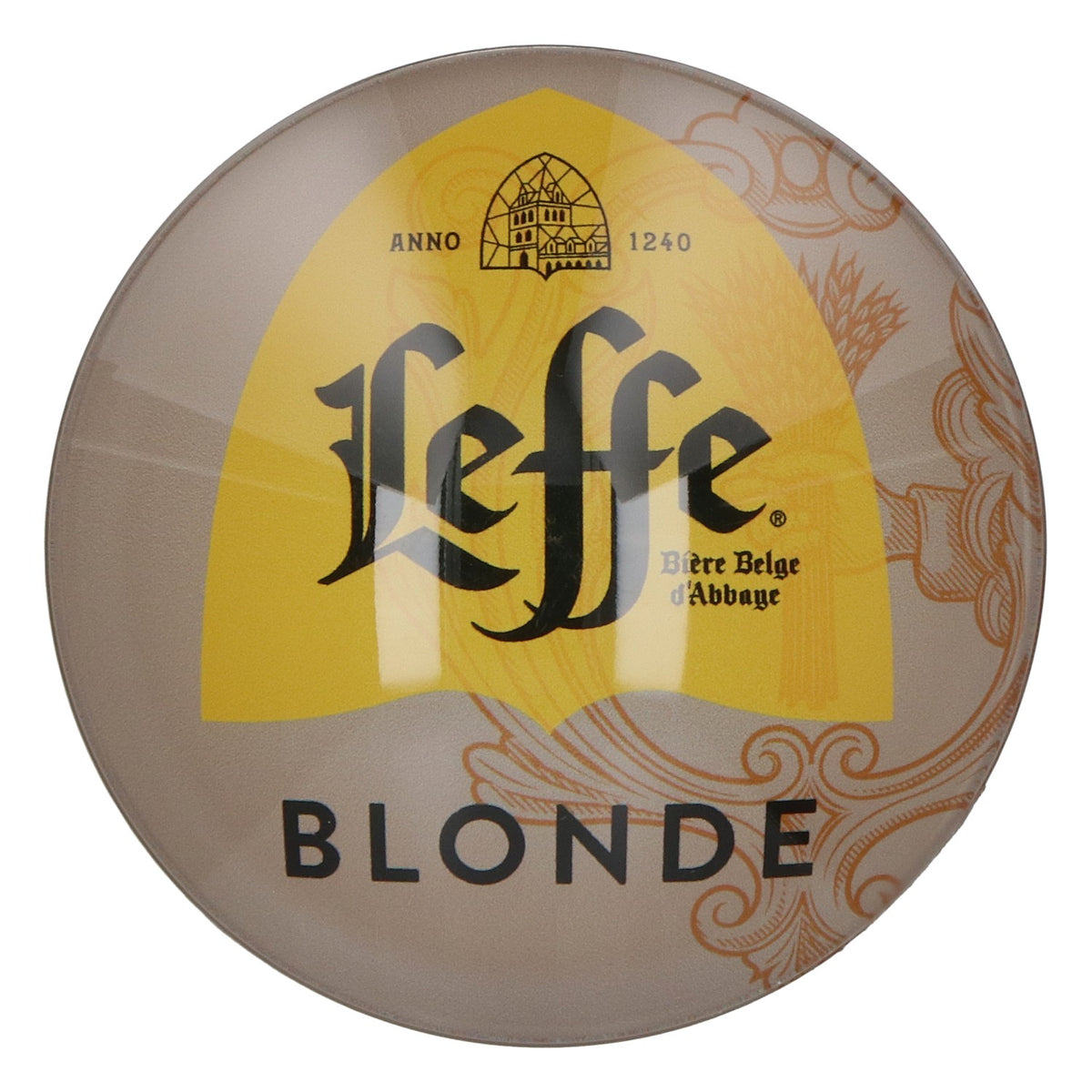 Insegna per spillatore di birra Leffe Medallion Blonde