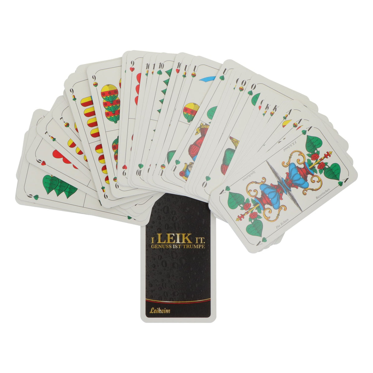Gioco di carte Leikeim Bier Skat Schmid's, carta bianca – Vista 2
