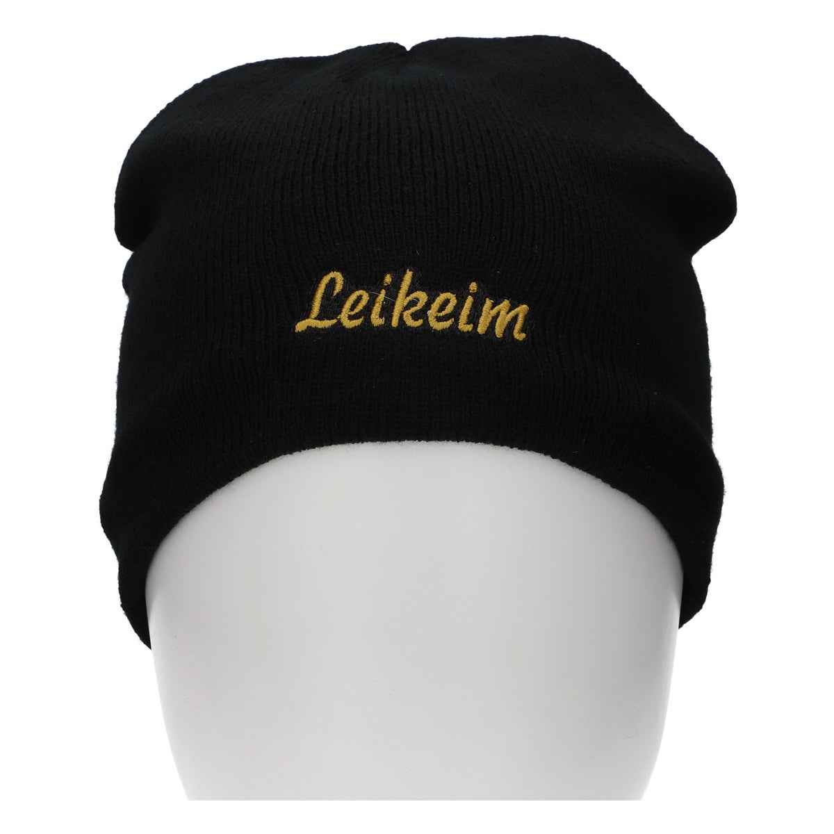 Cappello da birra Leikeim, interno in pile, nero, cappello lavorato a maglia, cappello invernale – Vista 2