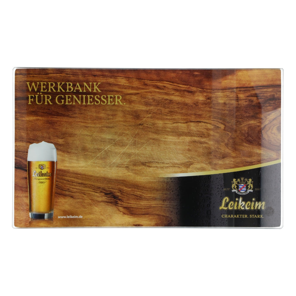 Tagliere per birra Leikeim, tagliere da cucina in vetro, piano da lavoro per buongustai