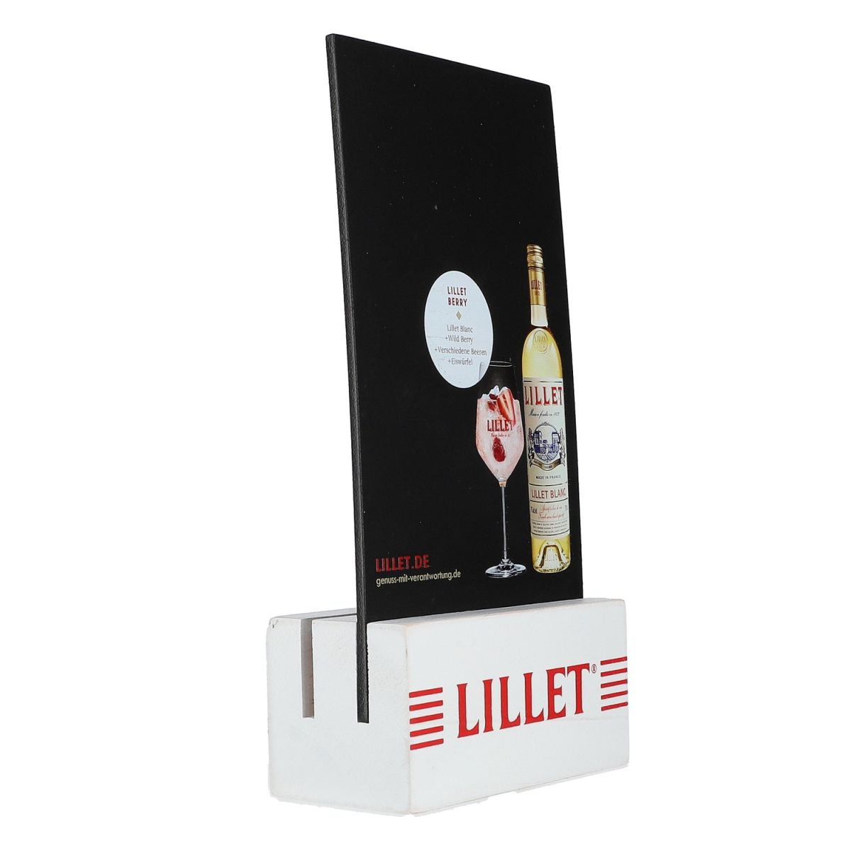 Lillet Bundle Fan II Set composto da 2 espositori da tavolo, 6 ventagli Lillet e 6 bicchieri Lillet – Vista 4