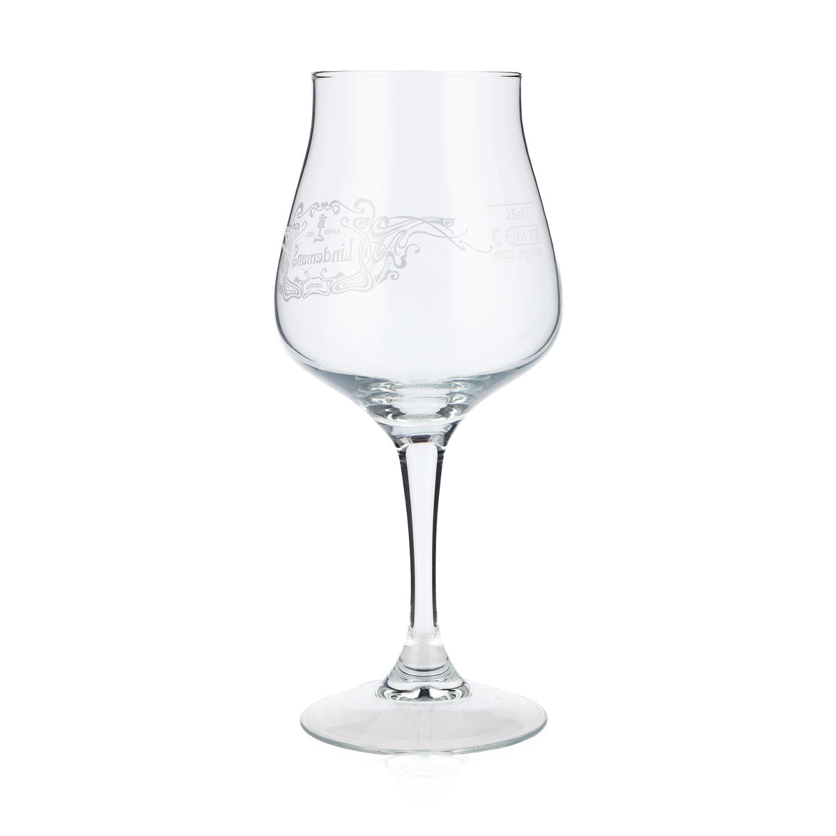 Bicchieri da birra Lindemans Bicchieri Bicchieri da birra 0,25 l Calice Bianco decorato – Vista 3