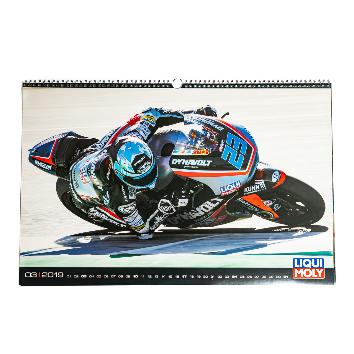 Calendario Liqui Moly 57x37 cm 2019 Formula 1 – Vista 2