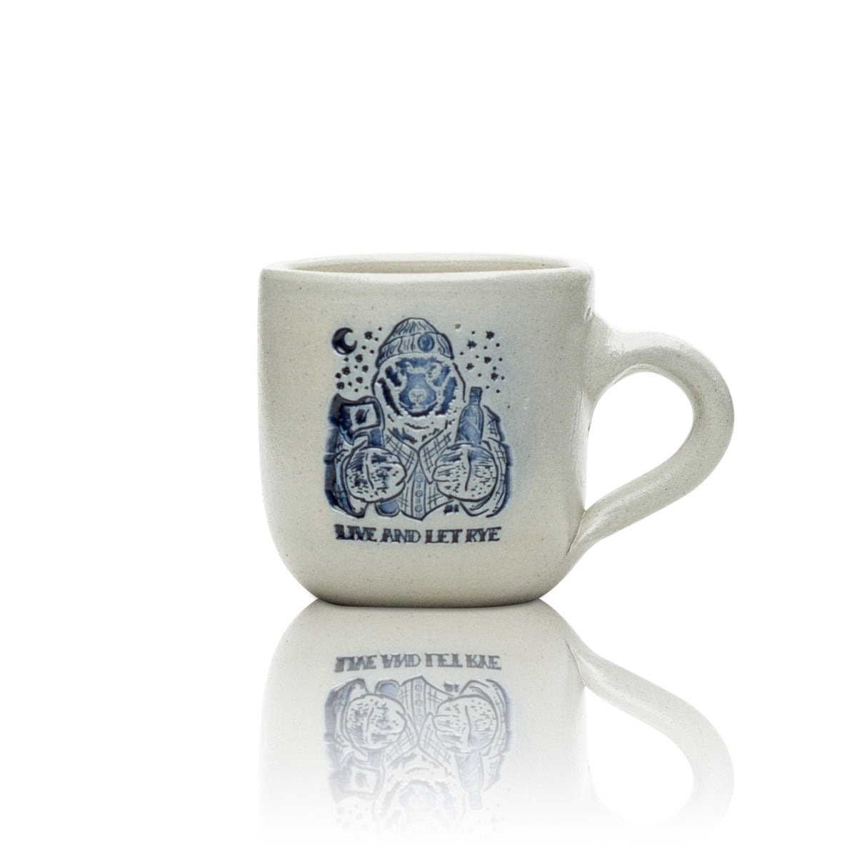 Lot No. 40 Bicchiere da whisky 3 cl grigio Tazza da shot Ceramica in rilievo Bicchiere da grappa