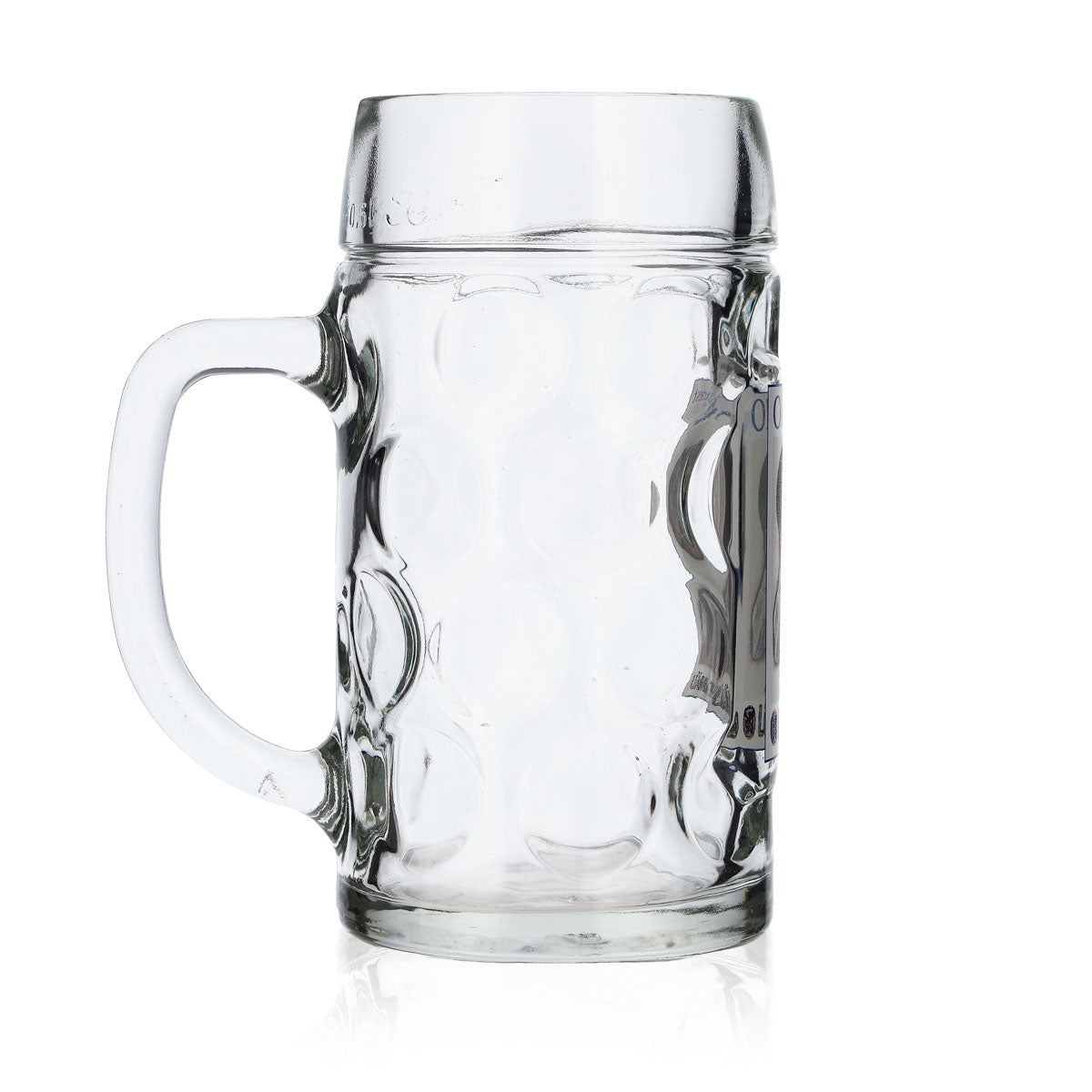 Löwenbräu Bicchieri da birra in vetro 0,5 l Boccale "Oktoberfest" Uomo con botte – Vista 4