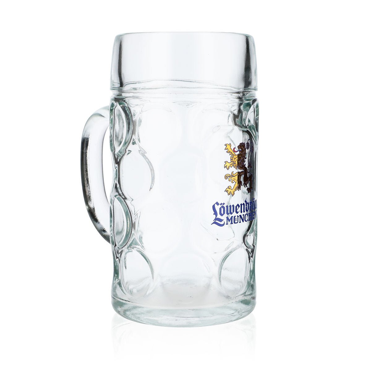 6 bicchieri da birra Löwenbräu da 1 litro Bicchieri da birra Boccale da birra Boccale da birra con leone dorato – Vista 3