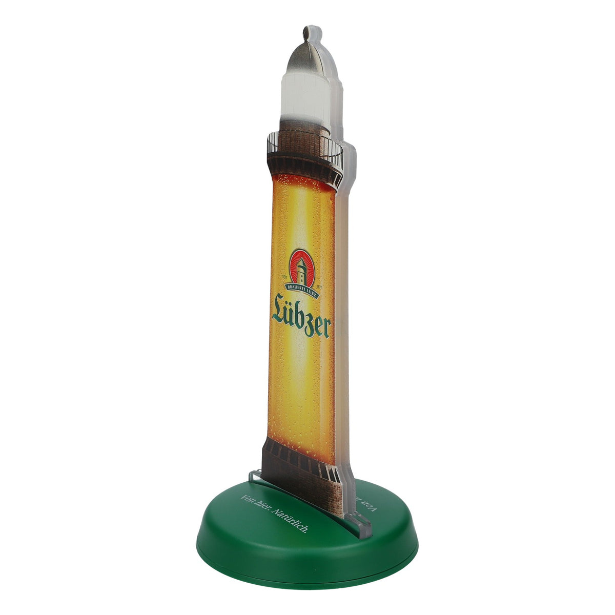 Lübzer Bier Espositore da tavolo Espositore da tavolo XL per birra Portacarte Leuchtturm – Vista 3