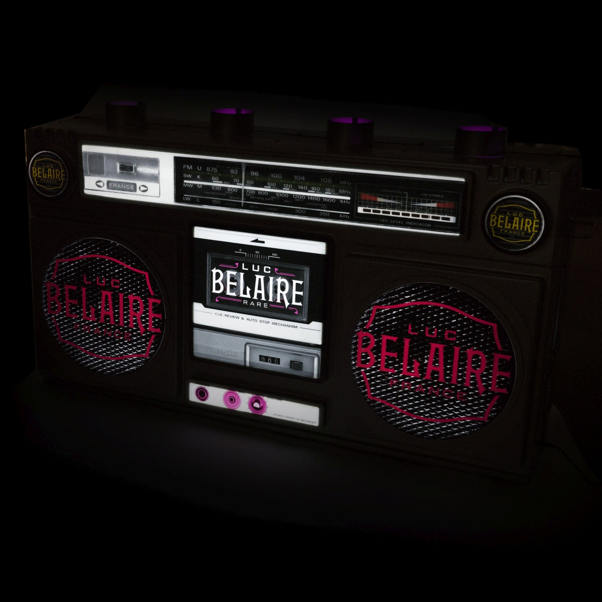 Luc Belaire Glorifier LED XXL Boombox Display Ghettoblaster Espositore Decorativo Bar – Vista 2