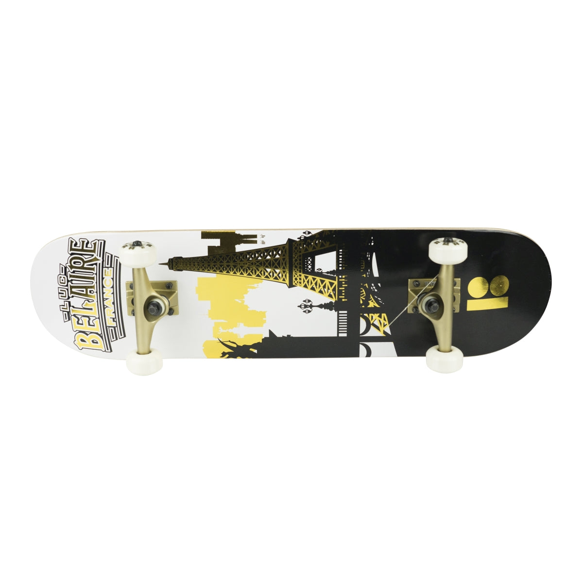 Luc Belaire Spumante Skateboard Cruiser Kick Tavola completa Longboard Ruote – Vista 2