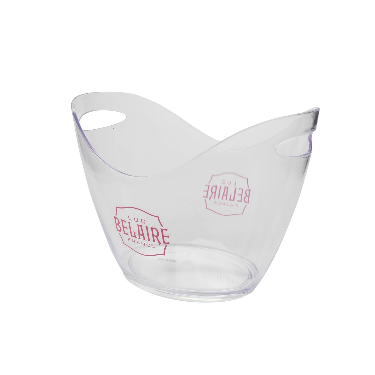 Luc Belaire: refrigeratore per spumante trasparente con contenitore per bottiglie e cubetti di ghiaccio – Vista 2