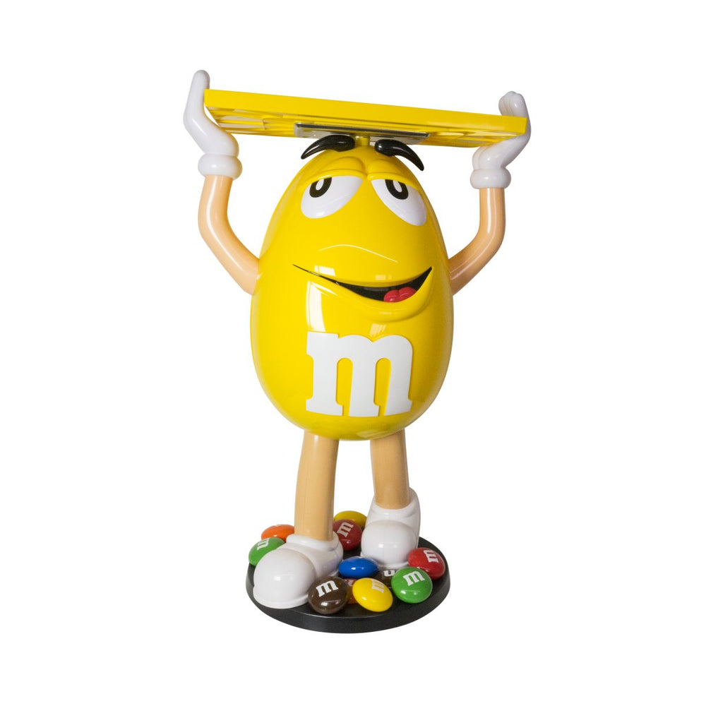 Espositore M&Ms Yellow Character Display Personaggio giallo Mars Espositore pubblicitario Merch