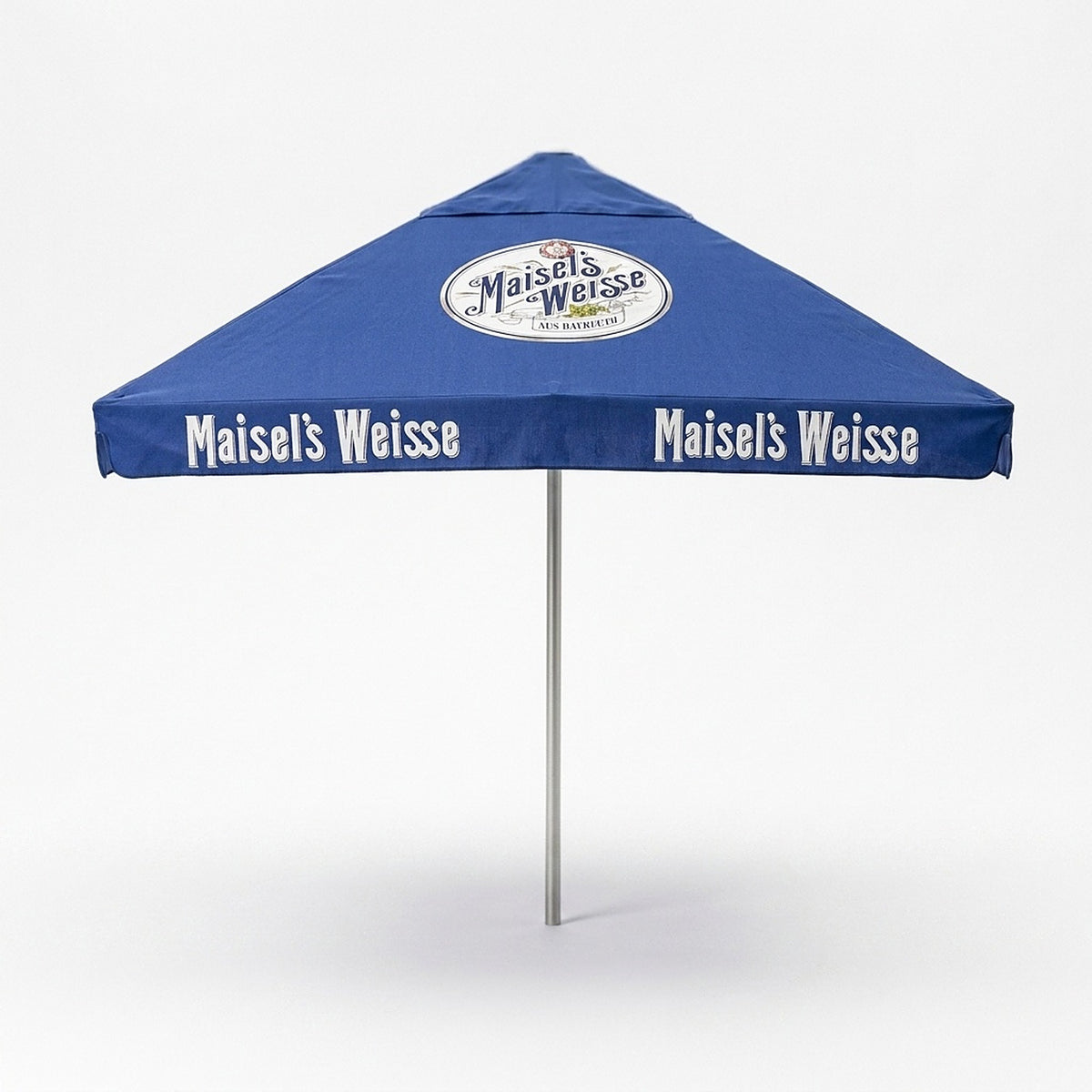 Ombrellone Maisels Weisse Bier 4x4 m - Birrificio, ristorazione, birreria all'aperto