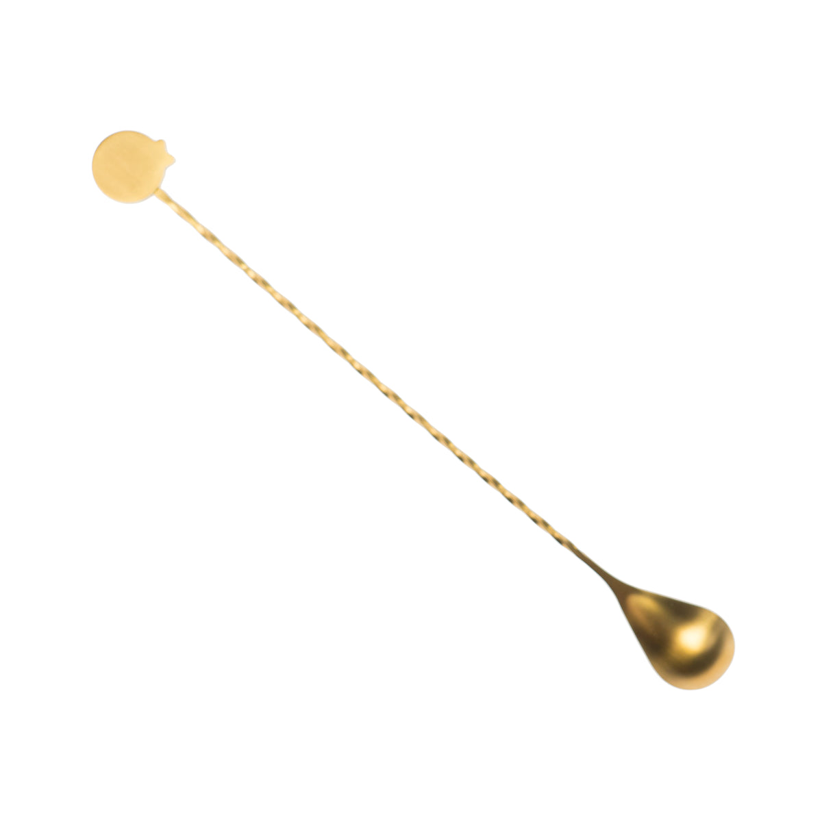 Maker's Mark Stirrer Cucchiaio da bar dorato tornito S IV Cocktail Mixstab Cucchiaio da cocktail – Vista 2