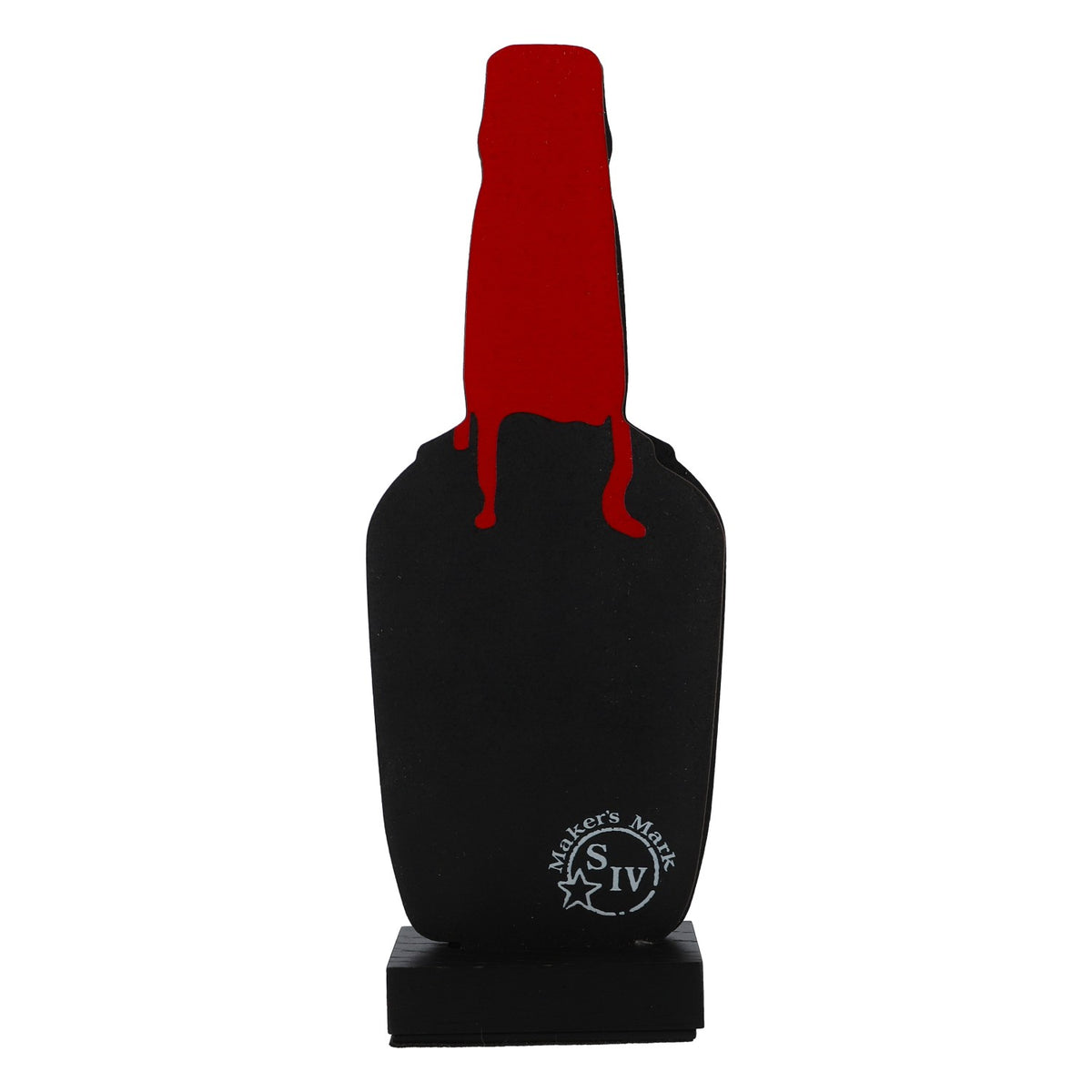 Makers Mark Whisky Espositore da tavolo Portacarte A forma di bottiglia di birra