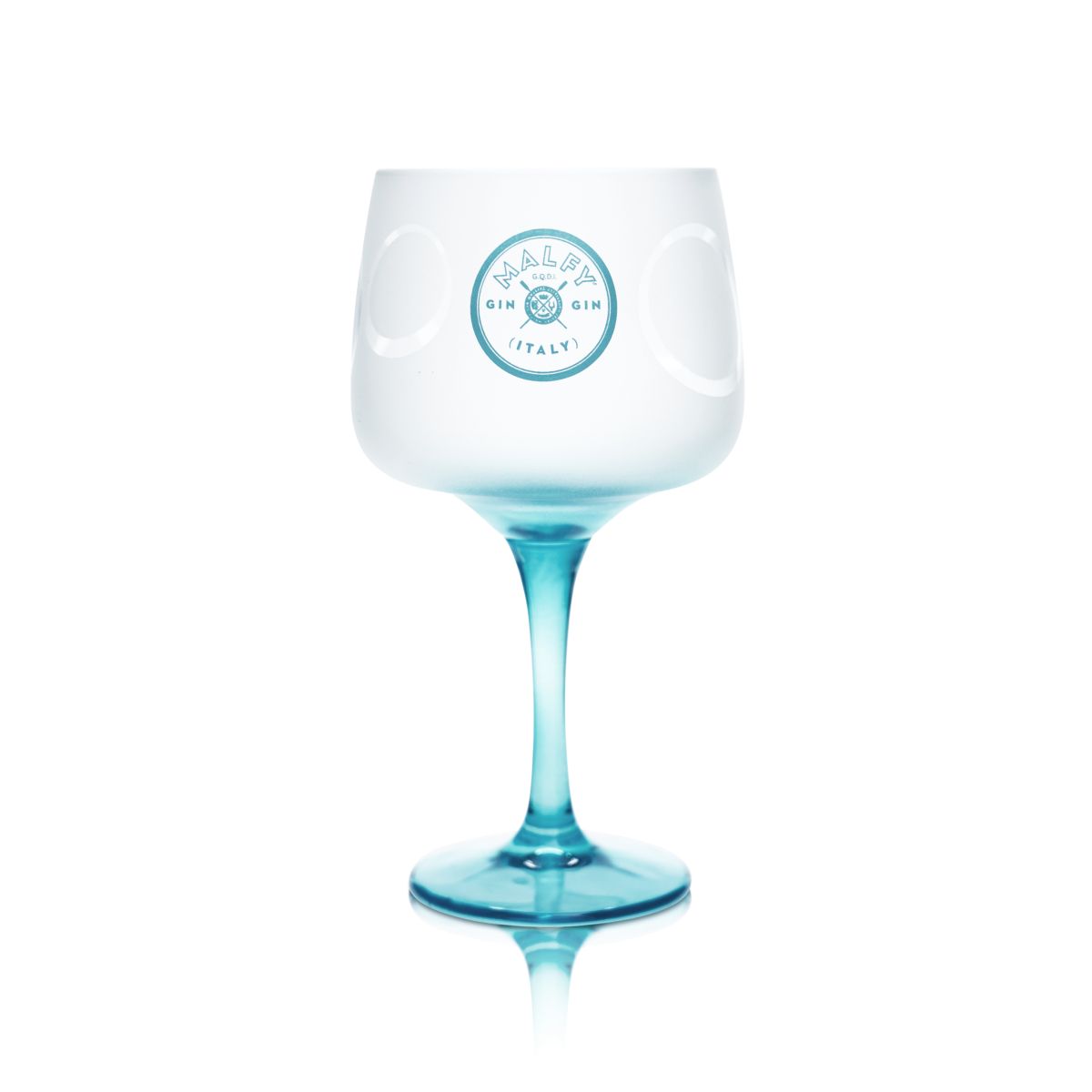 6 bicchieri da gin Malfy 0,6 l satinati a forma di palloncino Bicchieri da aperitivo Gin Tonic satinati frosted – Vista 2