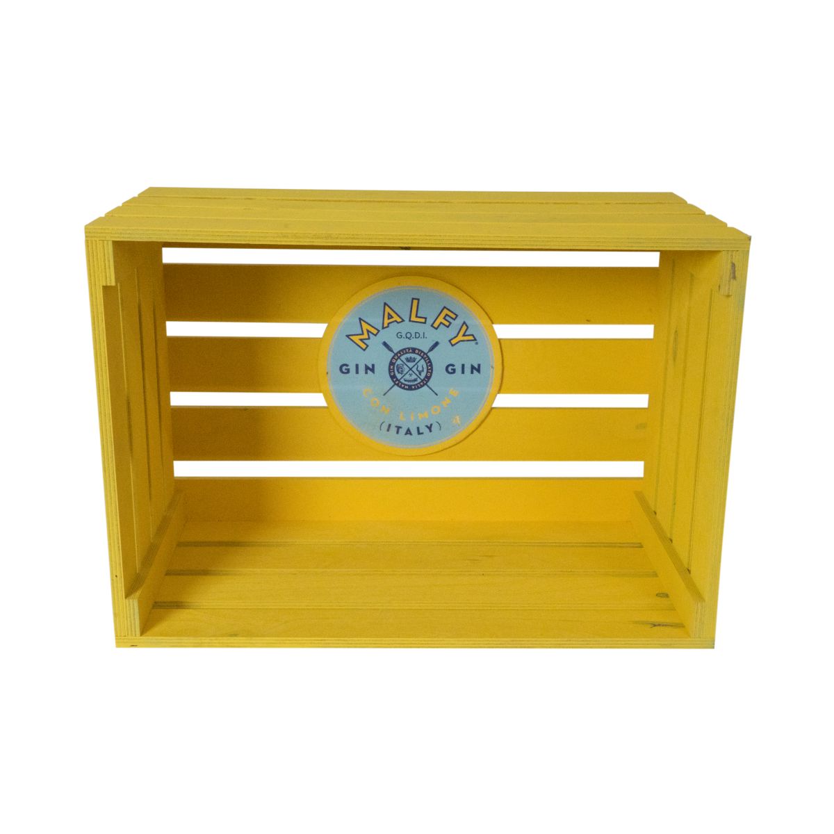 Malfy Gin Cassa in legno 45x31x26cm Cassa espositiva Decorazione Pubblicità Merchandising – Vista 3