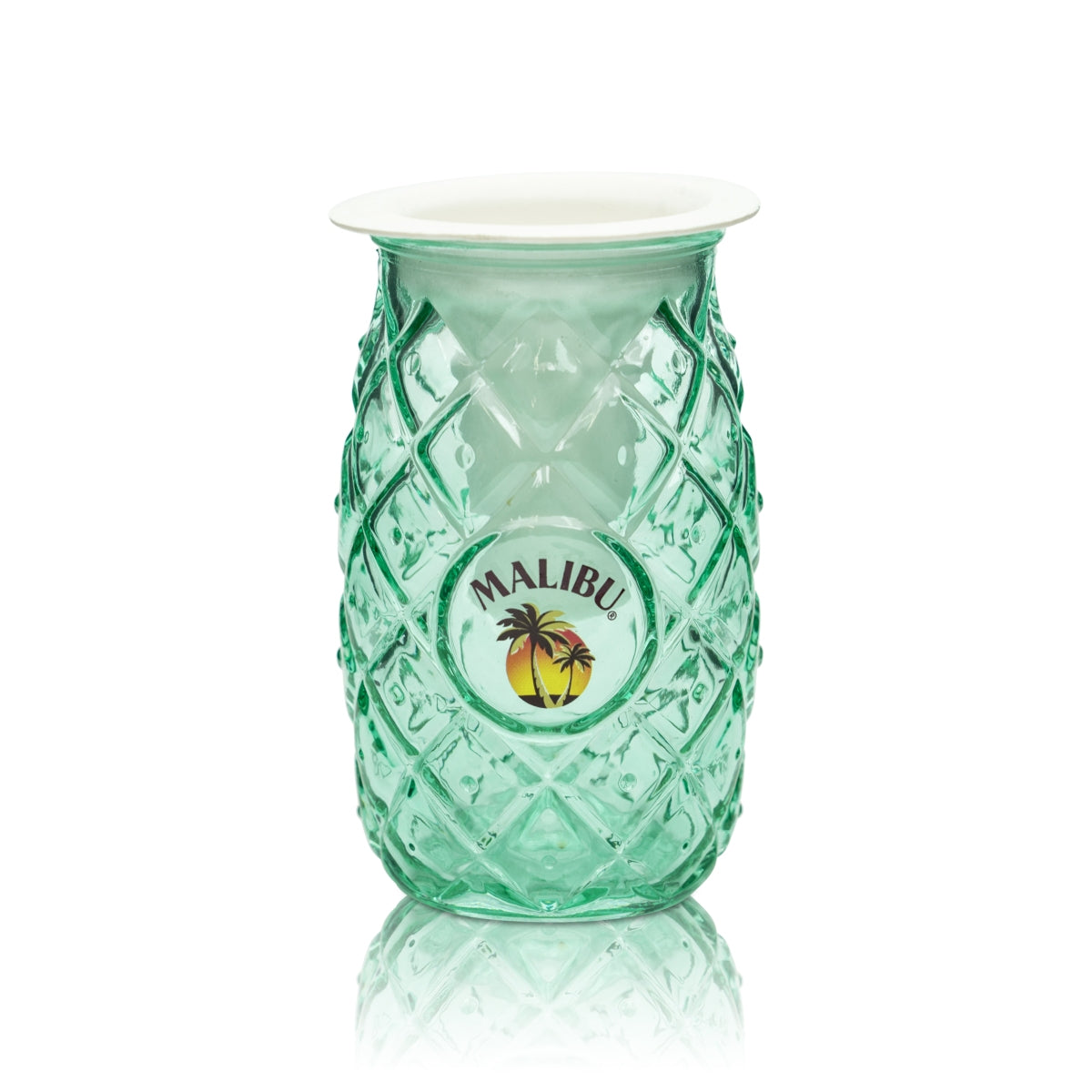Liquore Malibu Bicchiere 0,4 l Bicchiere da long drink Ananas Cocktail Bicchieri Ananas Verde