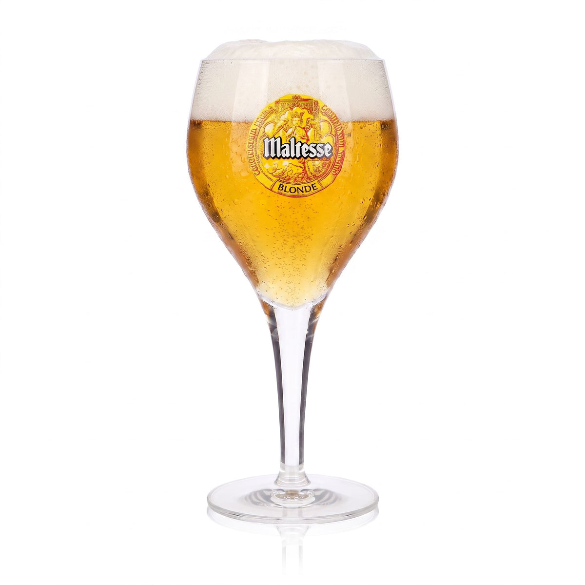 Bicchiere da birra Maltesse da 0,25 l, modello "Pokal", Blonde