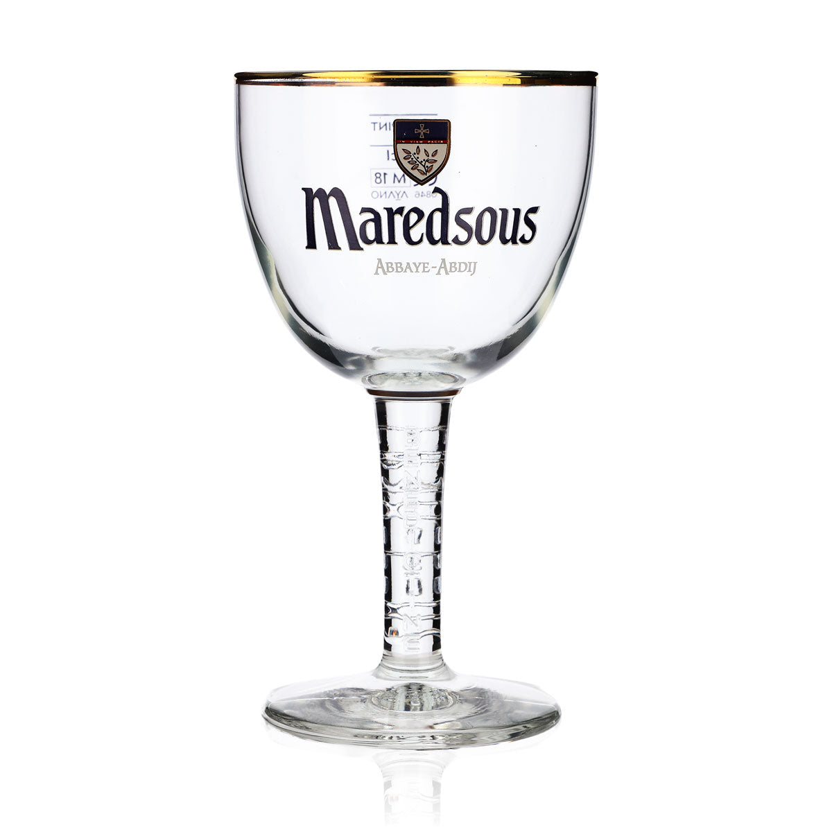 Bicchieri da birra Maredsous Abbaya Bicchieri da birra 0,25 l Calice con bordo dorato