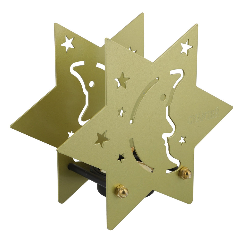 Mariacron Brandy Lanterna 13x15 cm Luce da terrazza Luci a stella dorate