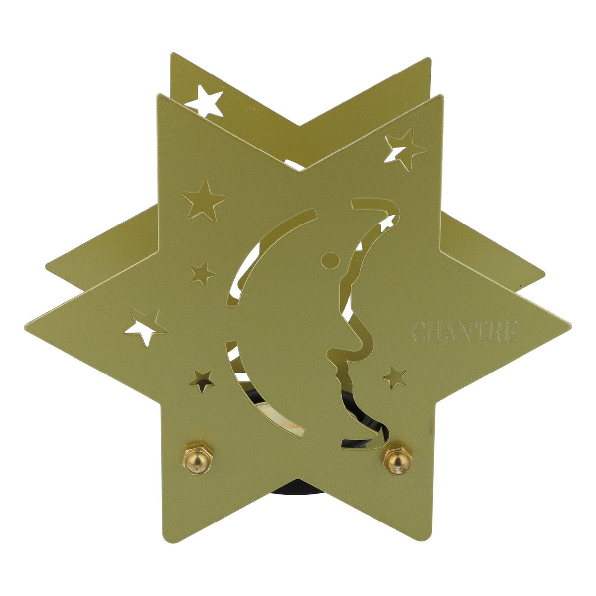 Mariacron Brandy Lanterna 13x15 cm Luce da terrazza Luci a stella dorate – Vista 2
