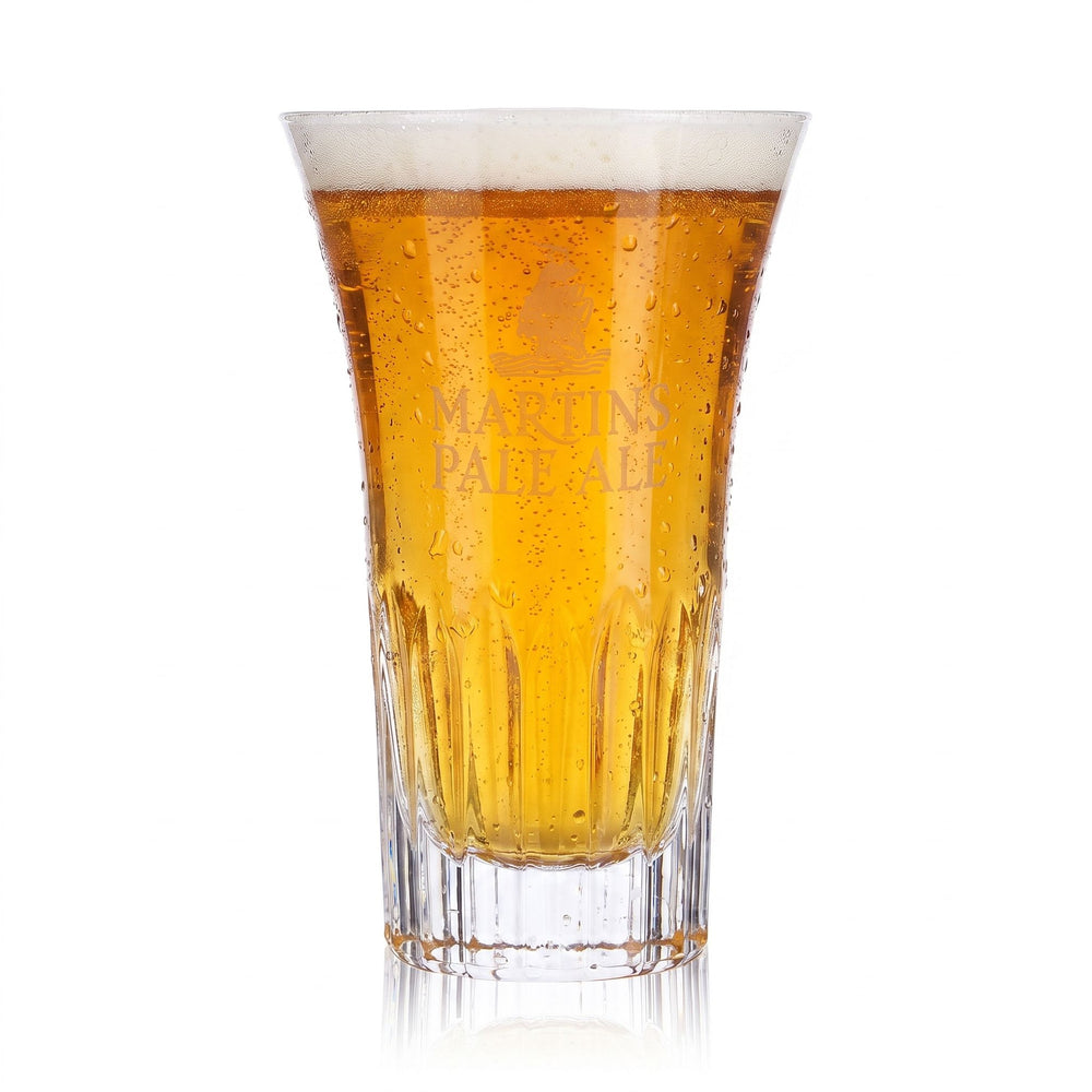 Bicchiere da birra Martin's Pale Ale da 0,38 l con motivo in rilievo