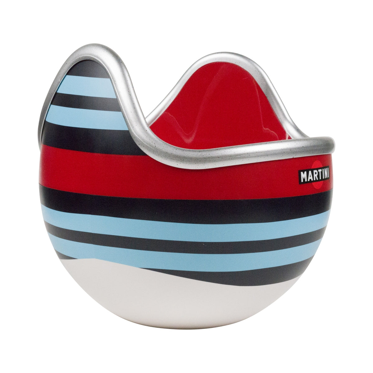 Raffredda bottiglie Martini Aperitif Contenitore per cubetti di ghiaccio Racing Helmet ice Bucket – Vista 2