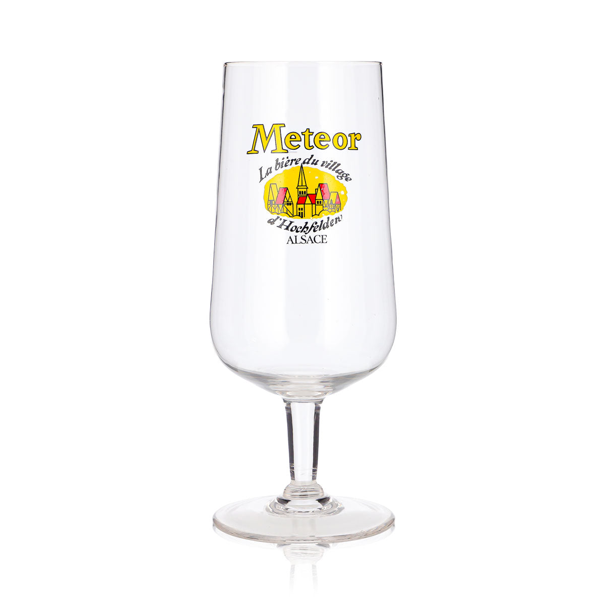 Bicchiere da birra Meteor da 0,4 l, modello "La bière du village" – Vista 2