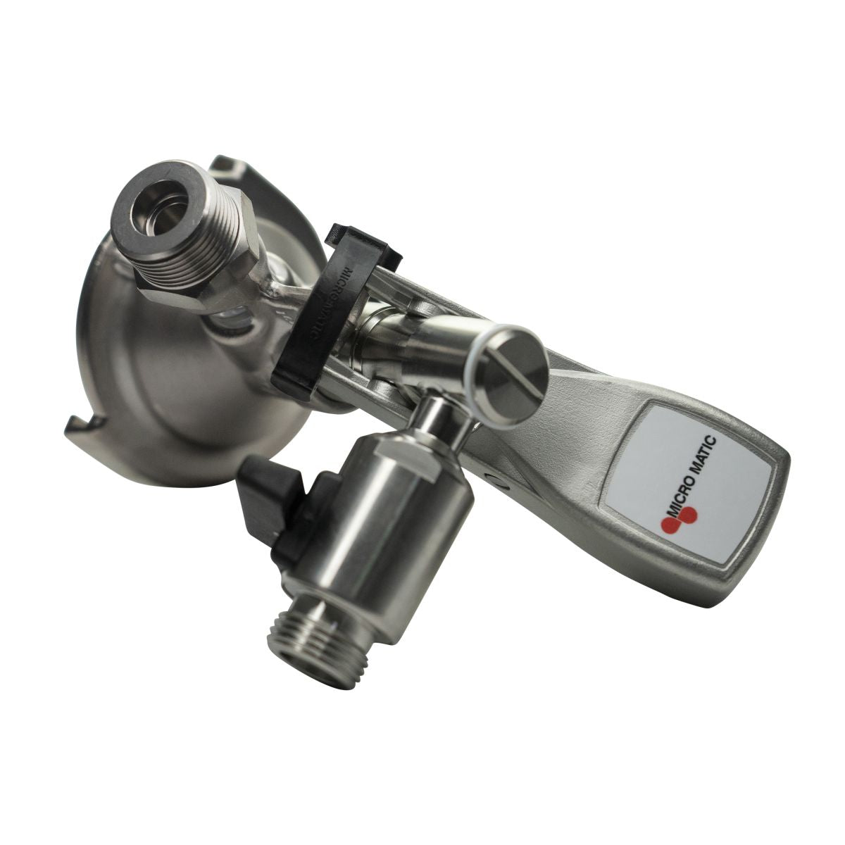 Micro Matic Raccordo KEG Rubinetto per fusti di birra Impianto di spillatura Gastro Beer laterale