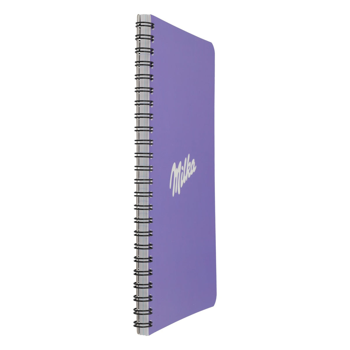 Blocco note Milka con rilegatura ad anelli, viola, formato A5, blocco da scrittura, gadget Milka, regalo – Vista 2
