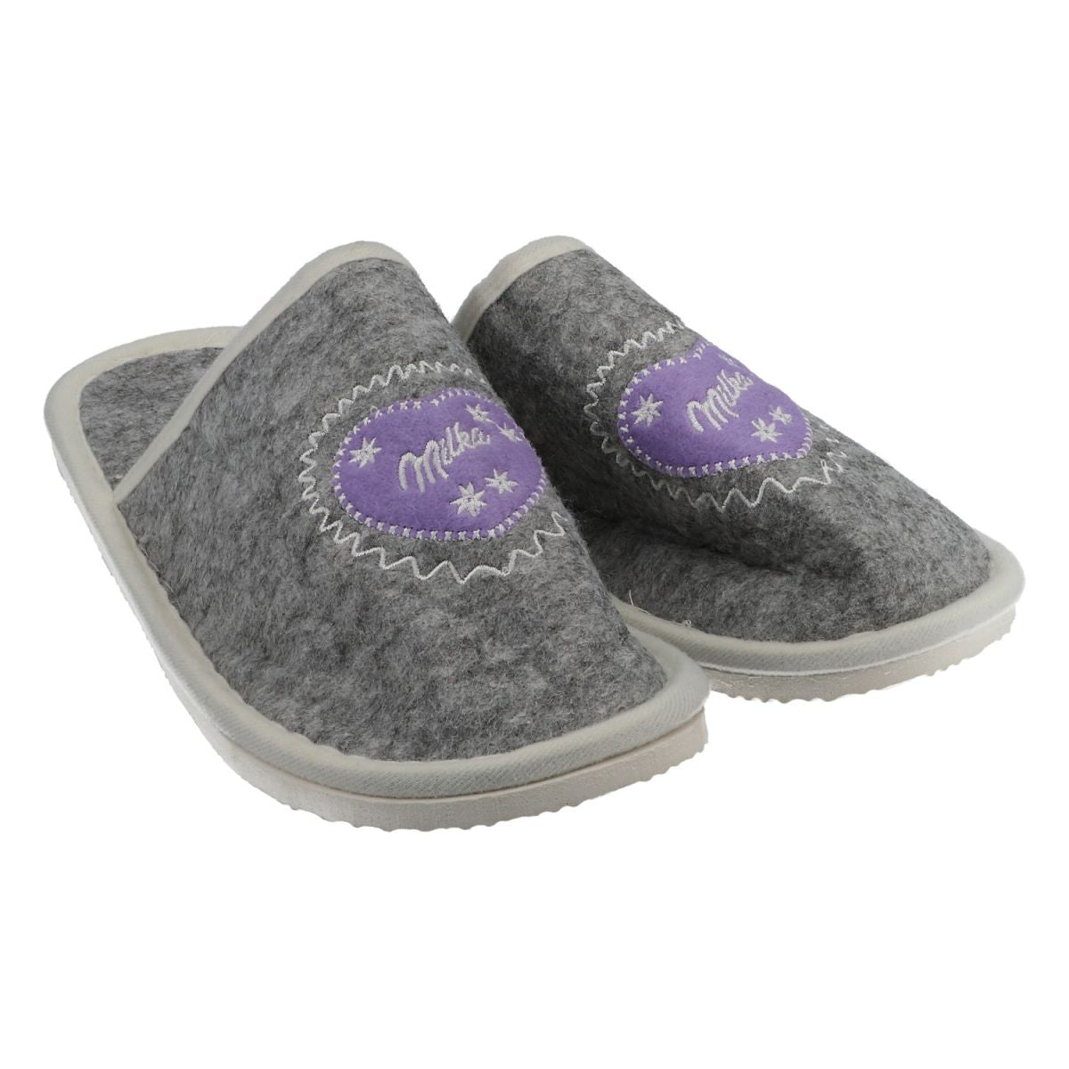 Milka Pantofole Pantofole Slipper Ciabatte Feltro Merchandising Cioccolato