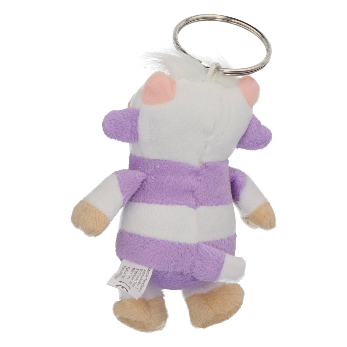 Portachiavi Milka Cioccolato Ciondolo Mucca di peluche viola/bianco – Vista 2