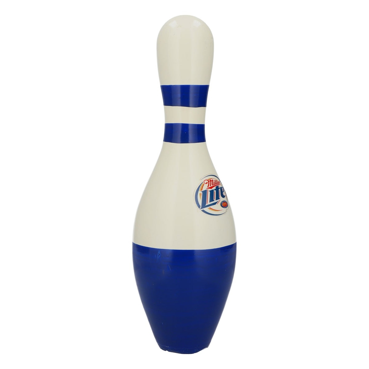 Birra Miller Lite, birillo da bowling in legno, decorazione per "man cave" e bar, oggetto da collezione – Vista 2