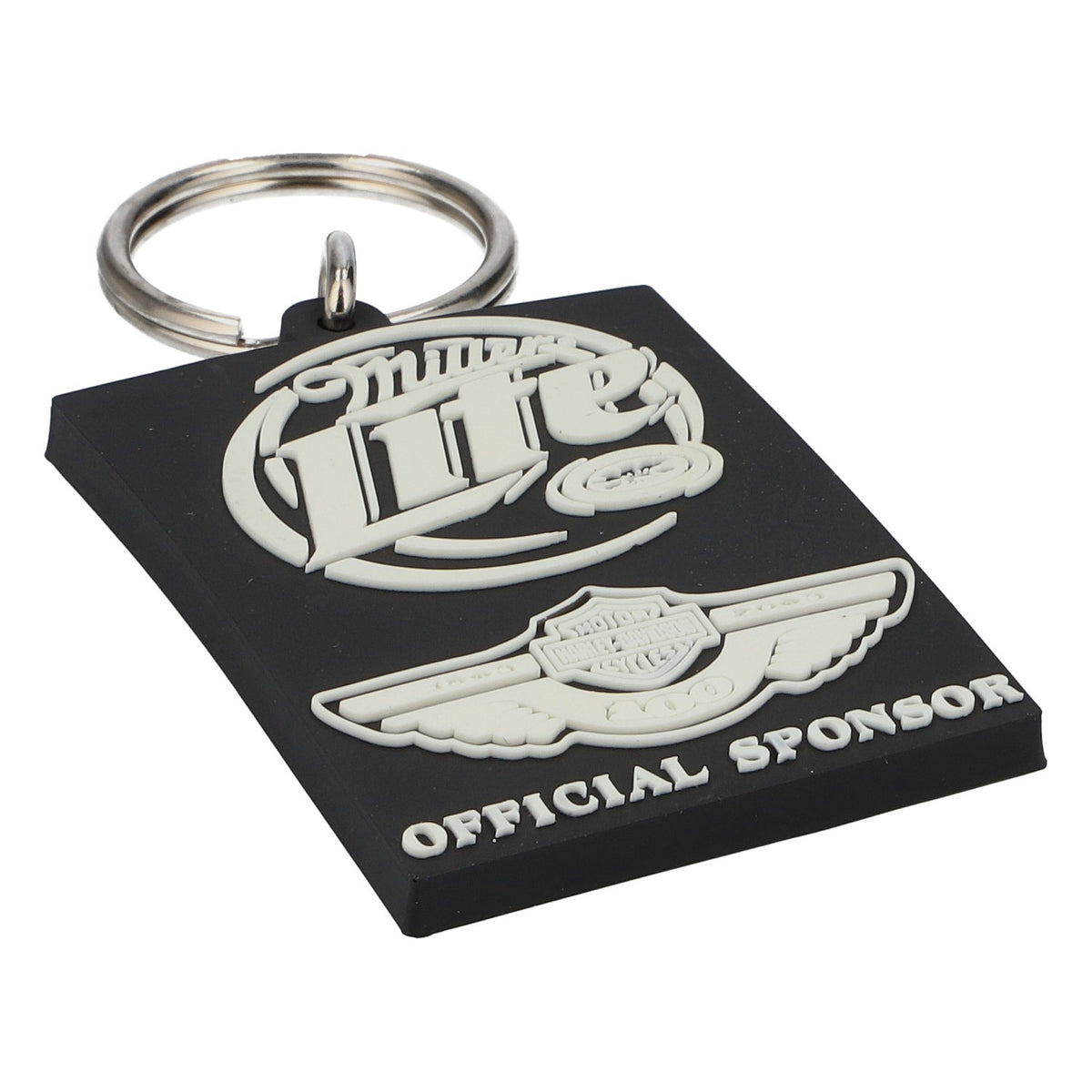 Portachiavi Miller Lite Harley-Davidson in gomma - Sponsor ufficiale