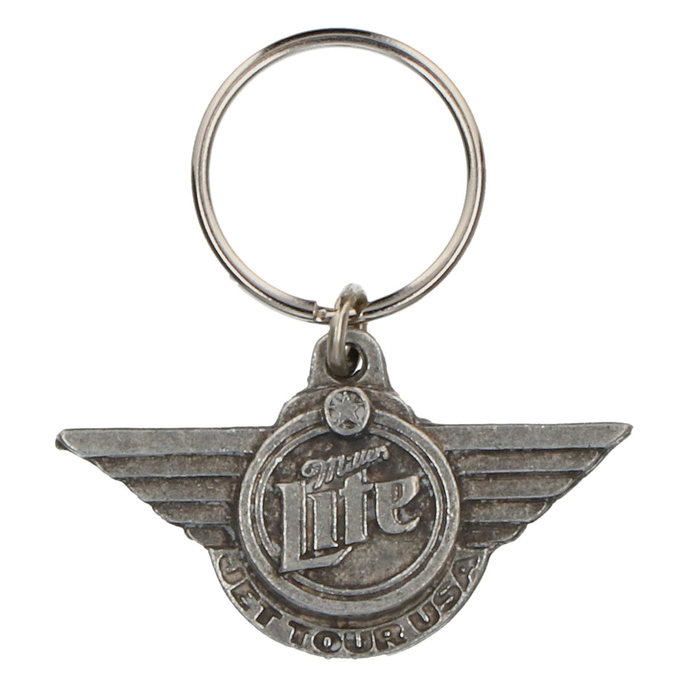 Portachiavi Miller Lite Jet Tour USA in metallo massiccio a tema birra