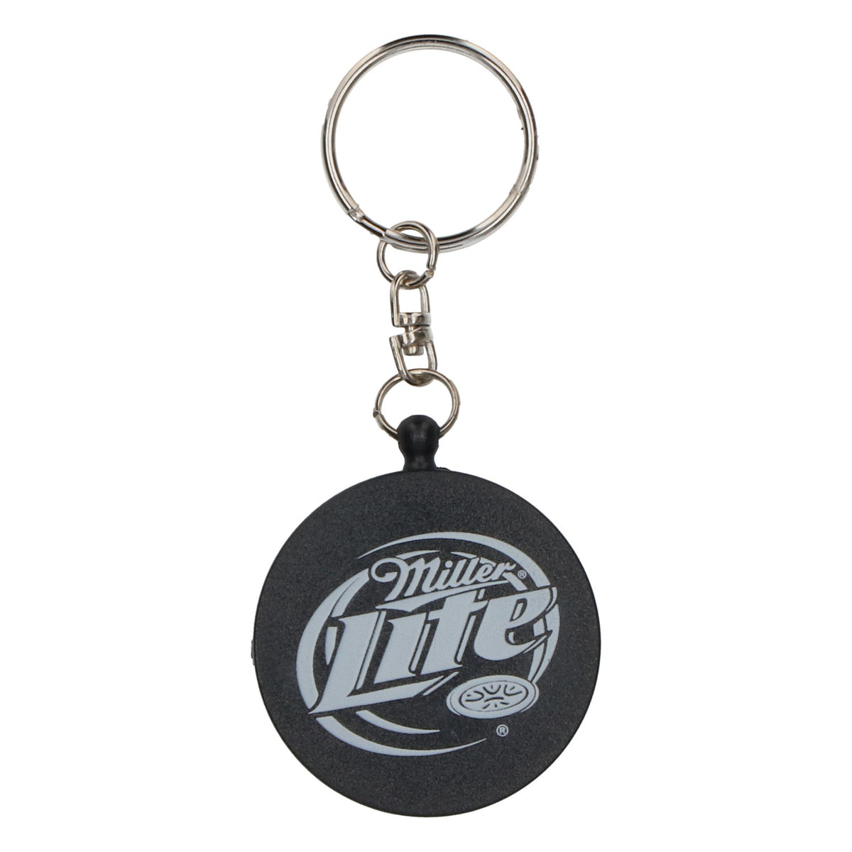 Portachiavi Miller Lite con bussola, nero, in plastica, accessorio per gli appassionati di birra – Vista 3