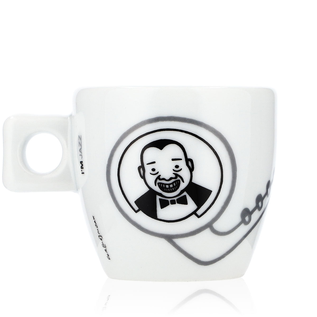MOAK Tazza da caffè Tazza da espresso 50 ml Tazza con manico Bicchiere da caffè Bicchieri Jazz
