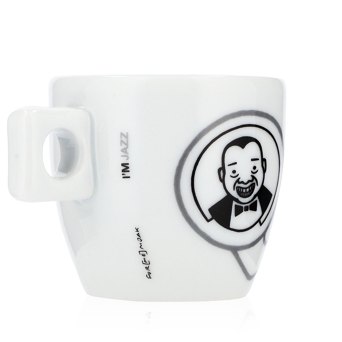 MOAK Tazza da caffè Tazza da espresso 50 ml Tazza con manico Bicchiere da caffè Bicchieri Jazz – Vista 2