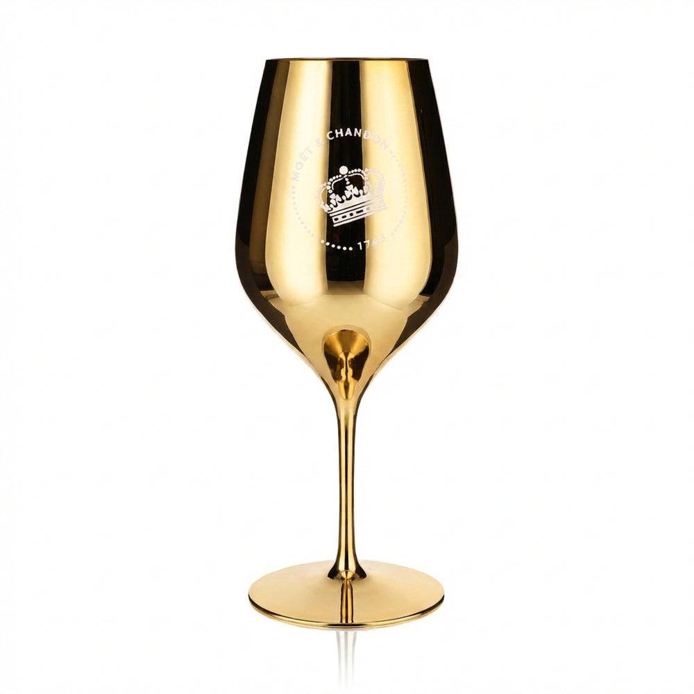 Bicchiere da champagne Moët & Chandon 0,6 l Bicchiere da vino in vetro vero Oro Nuovo logo