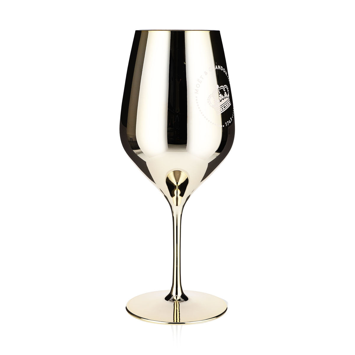 Bicchiere da champagne Moët & Chandon 0,6 l Bicchiere da vino in vetro vero Oro Nuovo logo – Vista 9