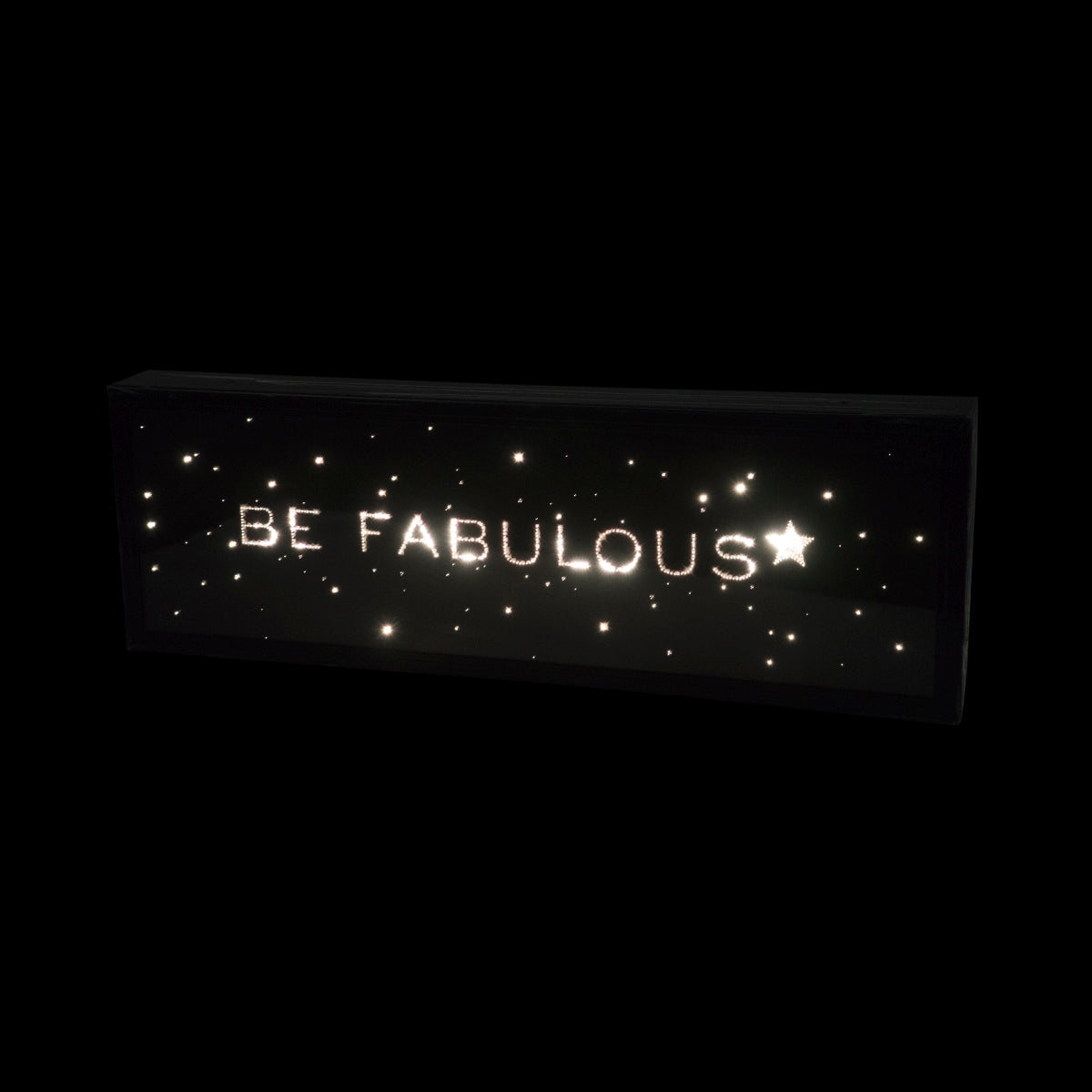 Moet Chandon Champagne Insegna luminosa Be Fabulous 90x30 LED glitterato alternato – Vista 4
