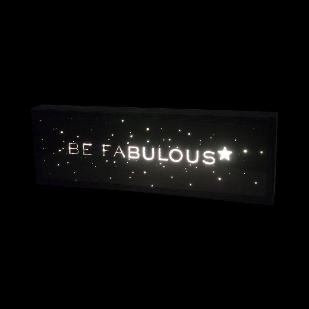 Moet Chandon Champagne Insegna luminosa Be Fabulous 90x30 LED glitterato alternato – Vista 5