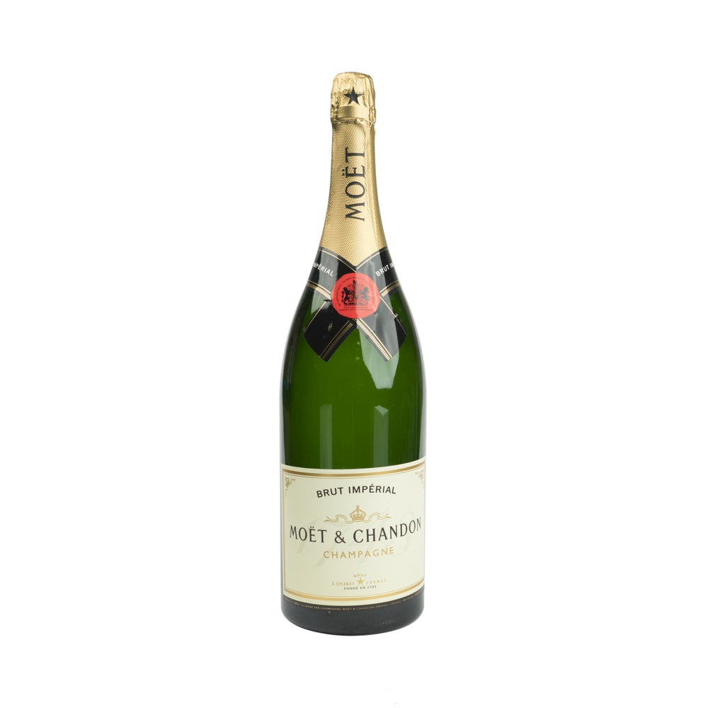 Moet Chandon Champagne Bottiglia da esposizione 3 l Brut Imperial VUOTA Decorativa Fittizia Bar