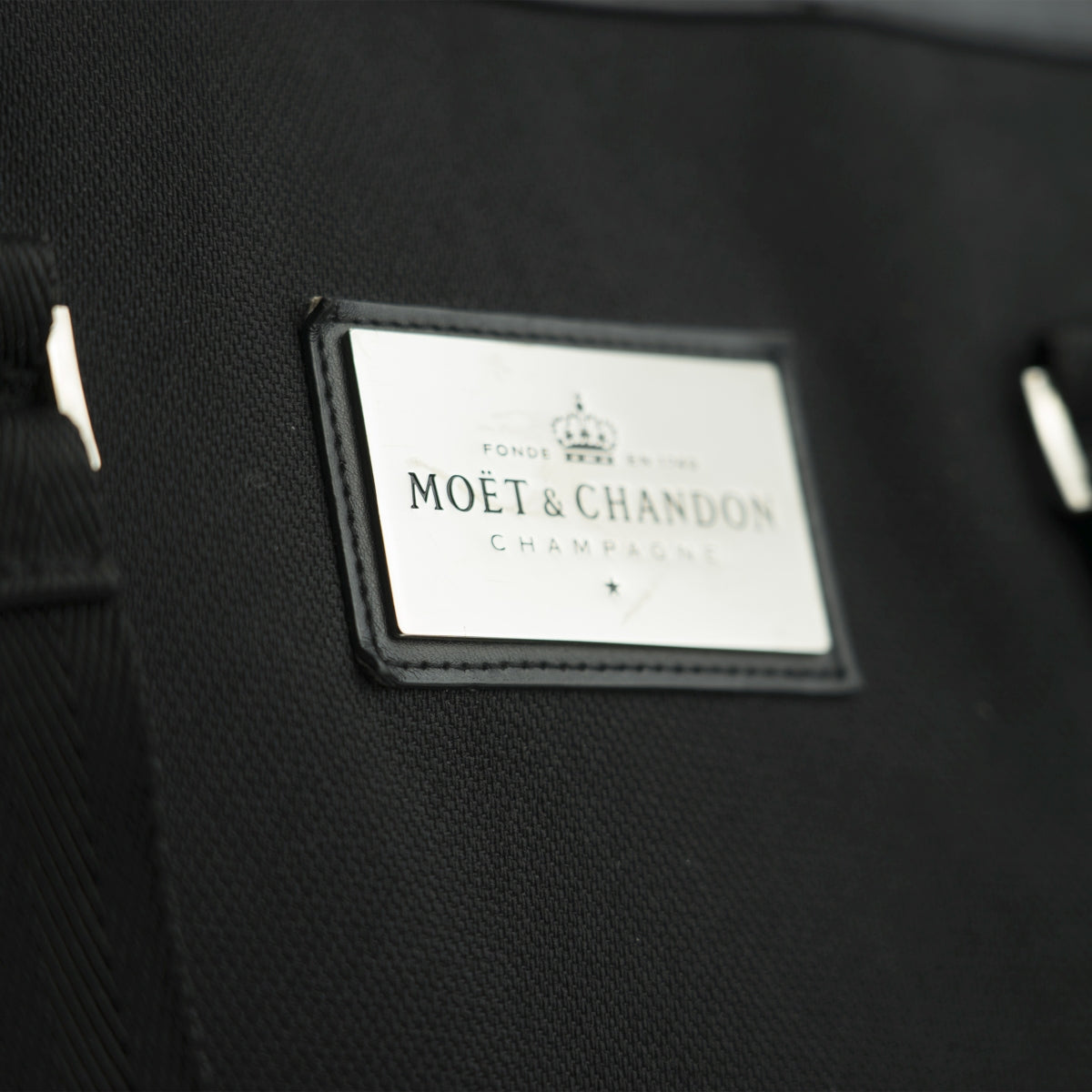 Moet Chandon Champagne Borsa da trasporto nera Borsa business Sacchetto Raro – Vista 3