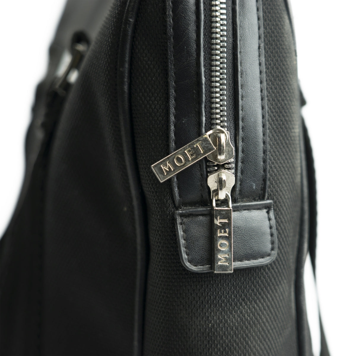 Moet Chandon Champagne Borsa da trasporto nera Borsa business Sacchetto Raro – Vista 4