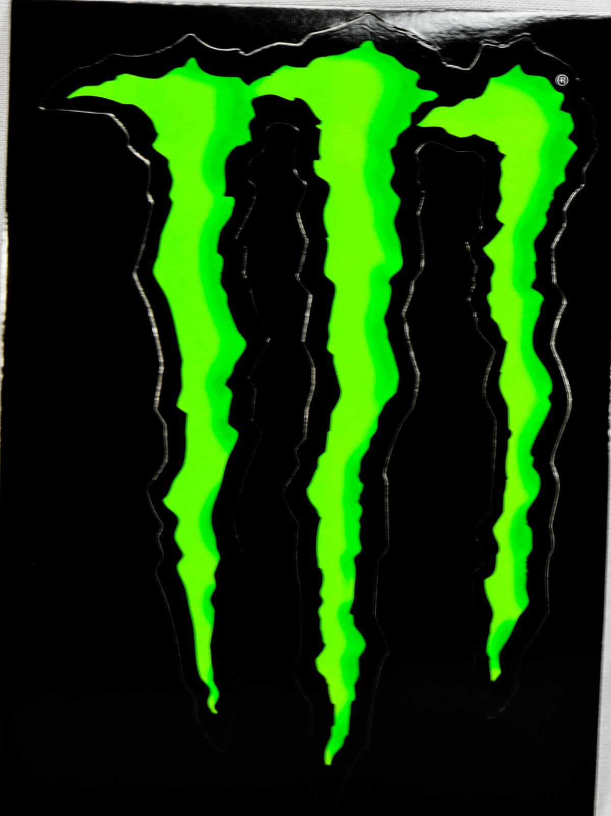 10 adesivi Monster Energy neri 11x8 cm Pubblicità BMX Merchandise – Vista 2
